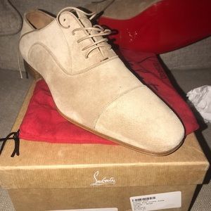 CLB Greggo Flat Crosta Suede Oxfords